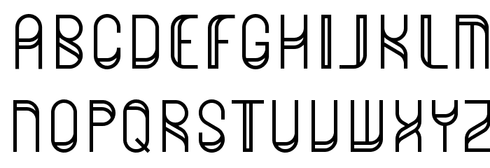 Zero Regular Font LOWERCASE