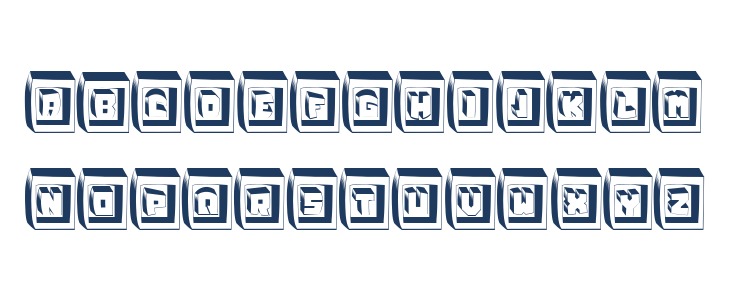 Zero Square Regular Lowercase