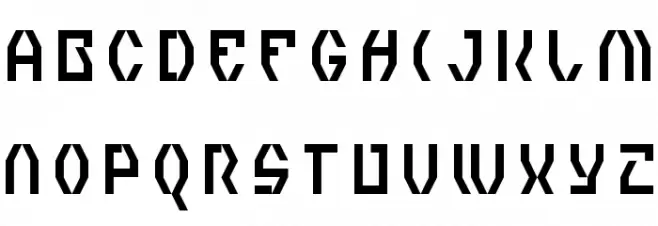 Zero Theory Regular Шрифта ВЕРХНИЙ