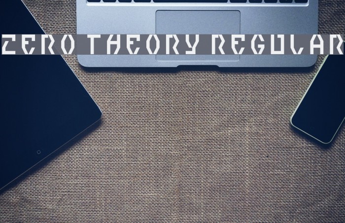 Zero Theory Regular Example 3
