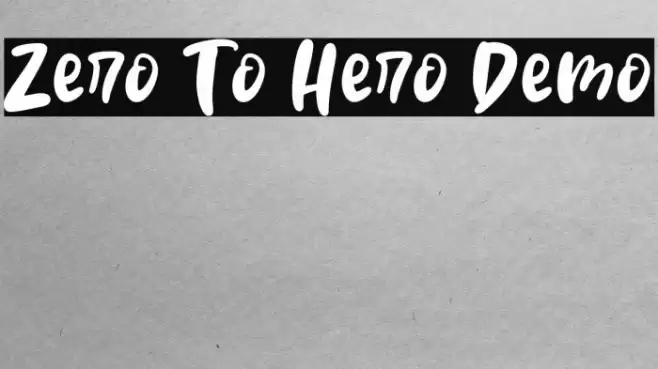 Zero To Hero Demo خط examples