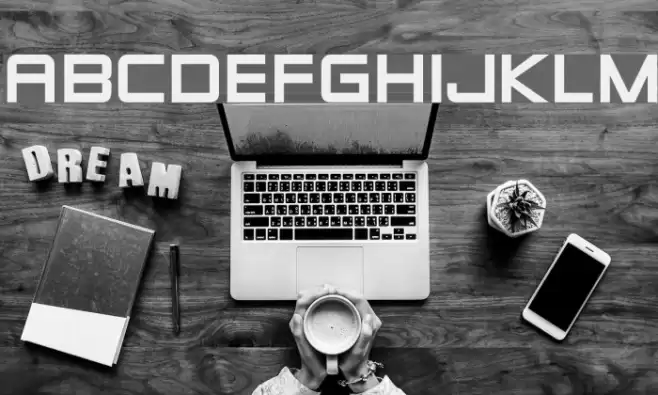 Zero Twos Font examples