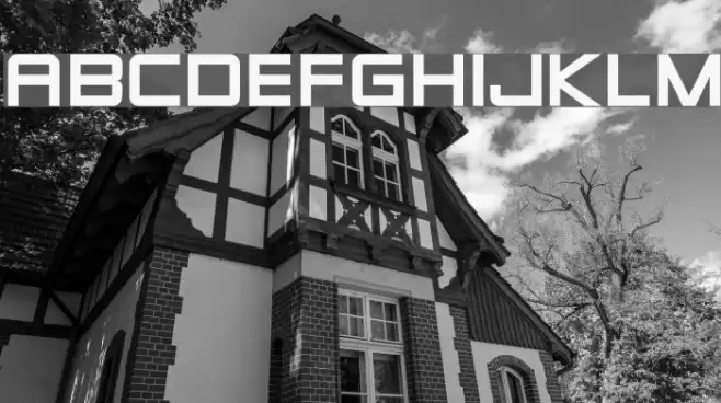 Zero Twos Font examples