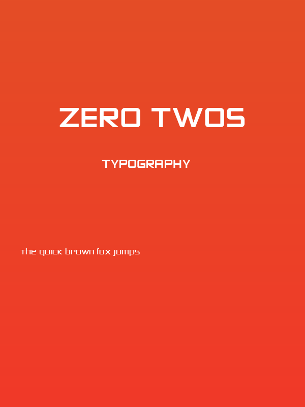 Zero Twos Poster