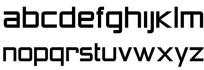 Zero Twos Font LOWERCASE