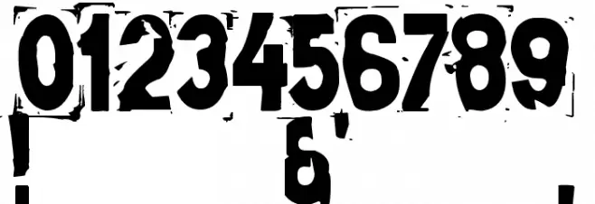 Zero & Zero Is Font OTHER CHARS