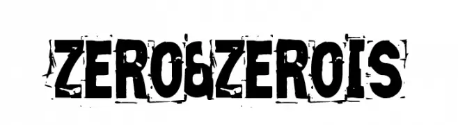 Zero & Zero Is  Frei Schriftart Herunterladen