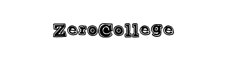 ZeroCollege  baixar fontes gratis