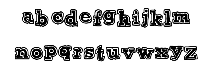 ZeroCollege Font LOWERCASE