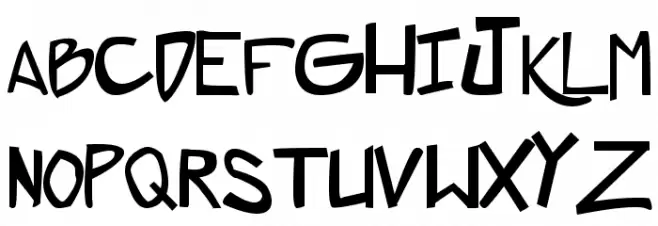 ZeroGene Schriftart Groß
