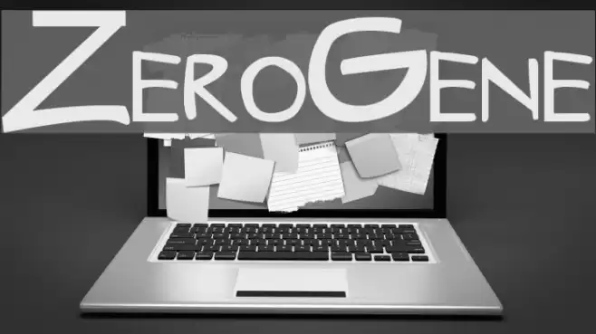 ZeroGene Font examples