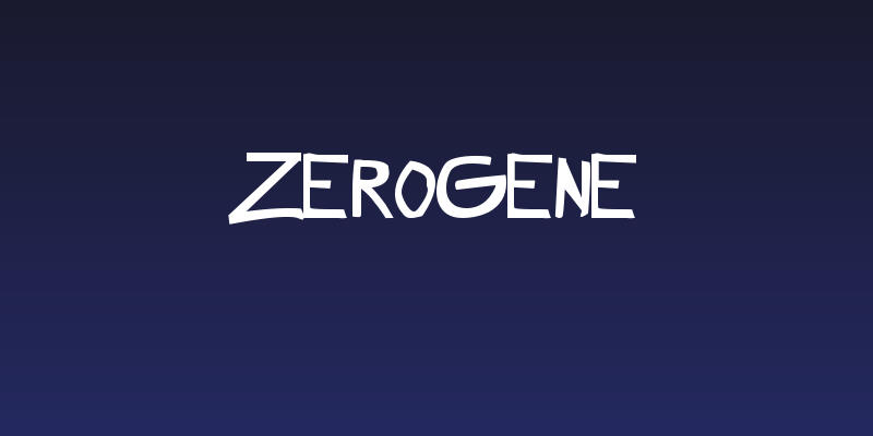 ZeroGene Social Header