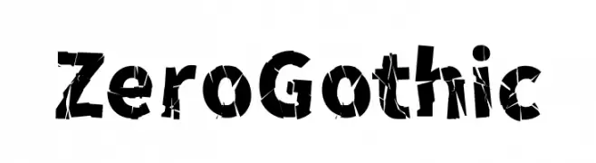 ZeroGothic  Fuentes Gratis Descargar