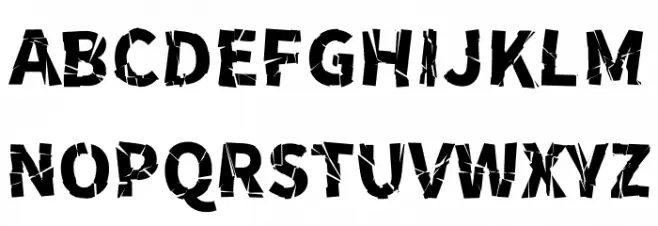 ZeroGothic Polices MAJUSCULES