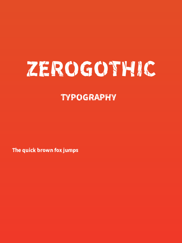 ZeroGothic Poster