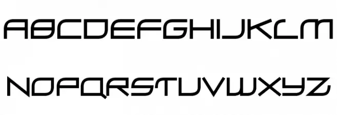 ZeroHour-Regular 字体 大写