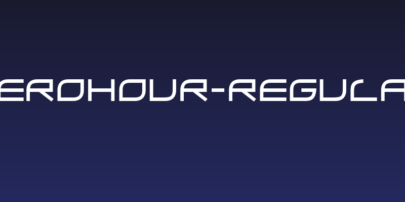 ZeroHour-Regular Social Header