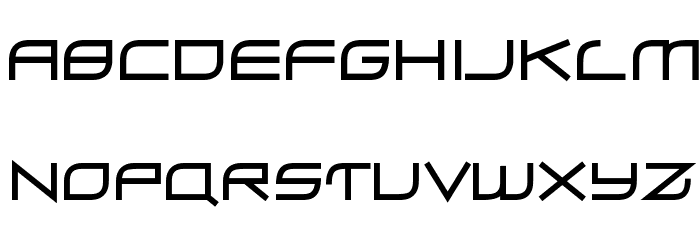 ZeroHour-Regular Font LOWERCASE
