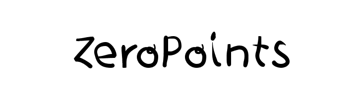 ZeroPoints  नि: शुल्क फ़ॉन्ट्स डाउनलोड