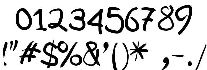ZeroPoints Font OTHER CHARS