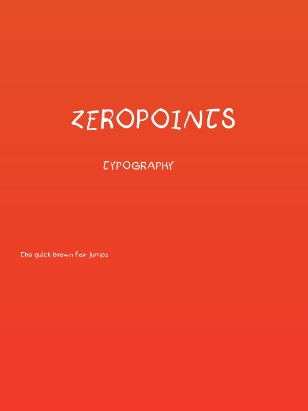 ZeroPoints Poster