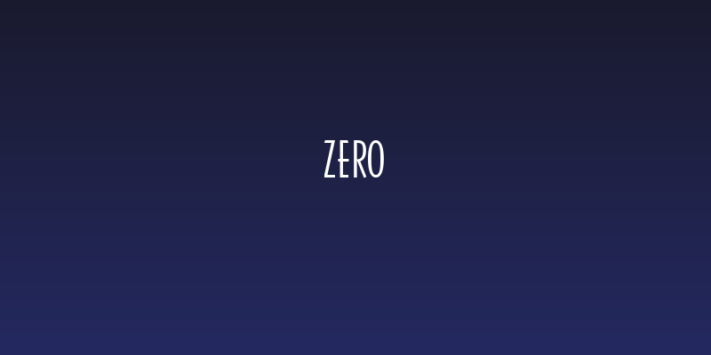 Zero Social Header