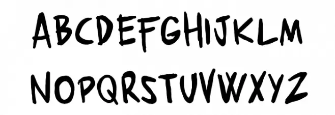Zerocalcare Blockletter Шрифта ВЕРХНИЙ