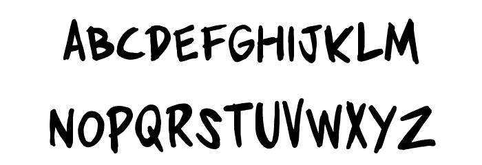 Zerocalcare Blockletter Font LOWERCASE