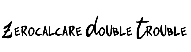 Zerocalcare Double Trouble  नि: शुल्क फ़ॉन्ट्स डाउनलोड
