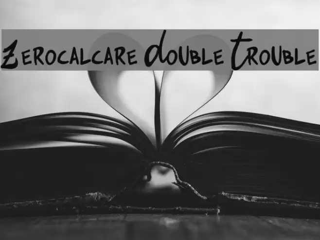 Zerocalcare Double Trouble Font examples