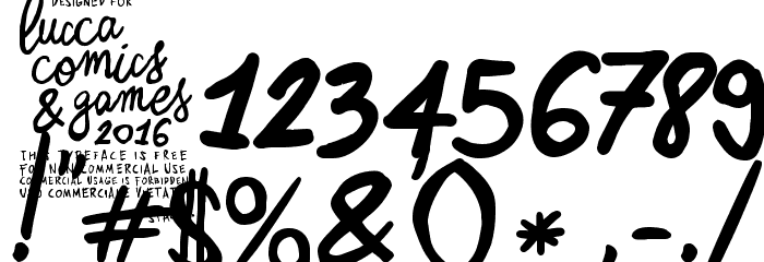 Zerocalcare Script NC Bold Polices AUTRES CHARS