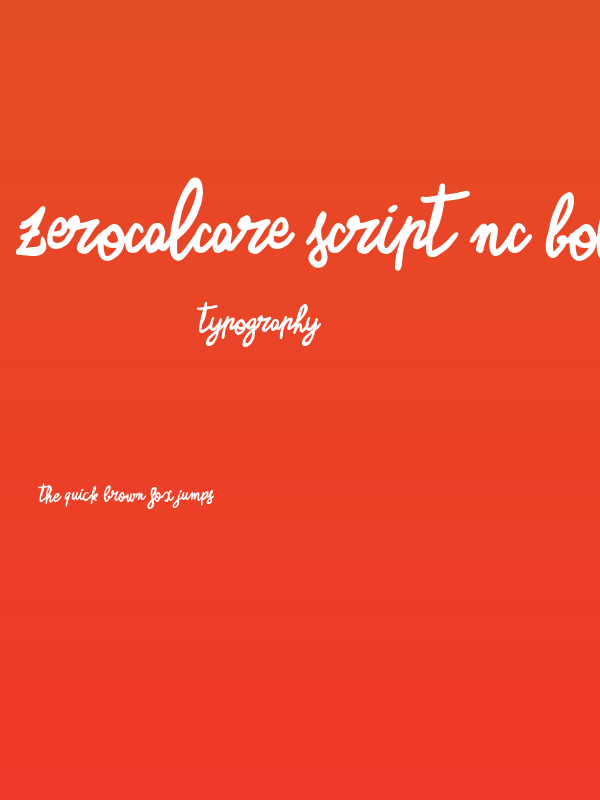 Zerocalcare Script NC Bold Poster