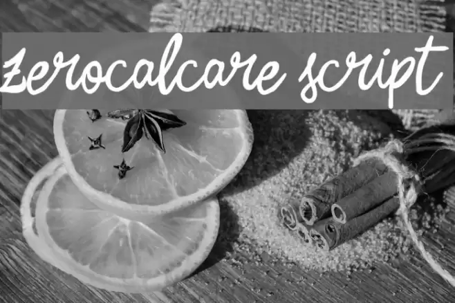 Zerocalcare Script Polices examples