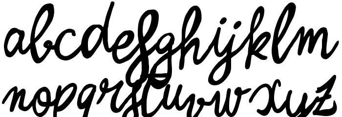 Zerocalcare Script Font LOWERCASE