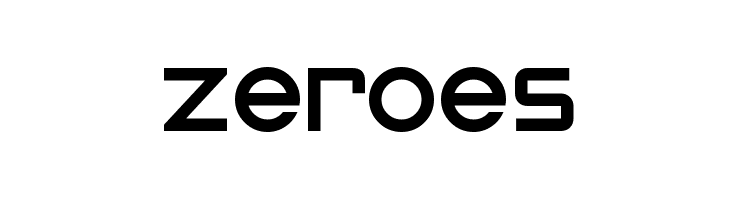 Zeroes Font