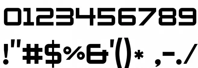 ZeroesOne-Regular Font OTHER CHARS