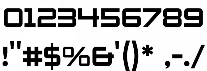 ZeroesOne-Regular Font OTHER CHARS
