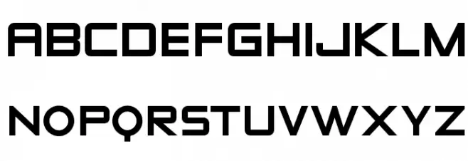ZeroesOne-Regular Font Litere mari