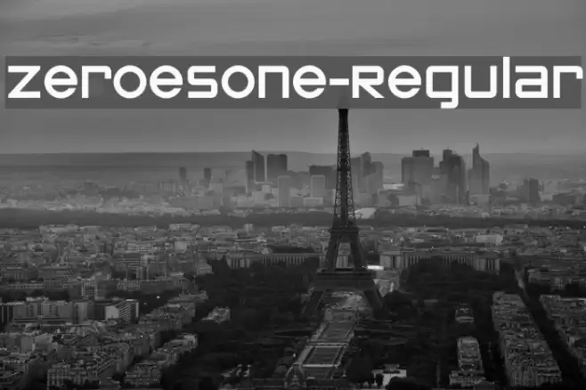ZeroesOne-Regular Font examples