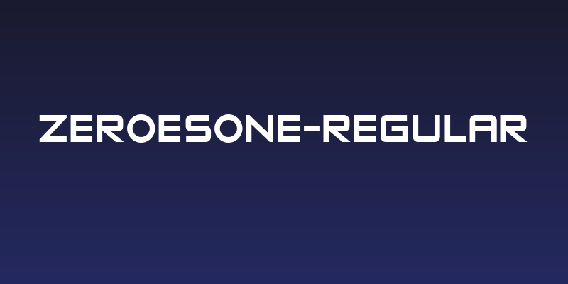ZeroesOne-Regular Social Header
