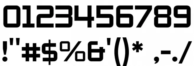 ZeroesThree-Regular Font OTHER CHARS