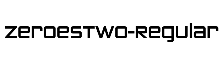 ZeroesTwo-Regular  font caratteri gratis