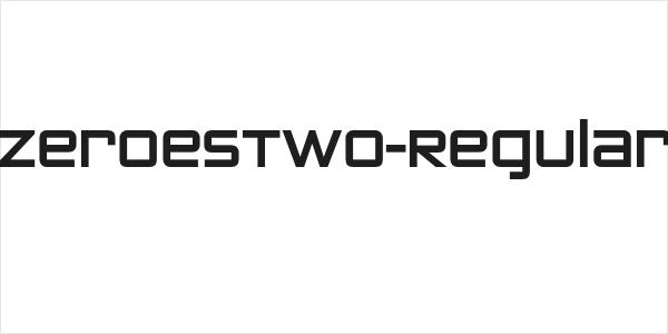 ZeroesTwo-Regular Logo