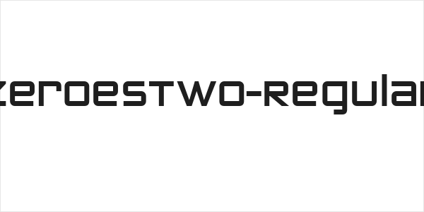 ZeroesTwo-Regular Logo