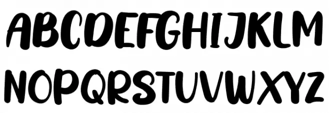 ZeroheroDemo Font Litere mari