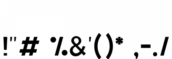 Zeronero Black خط محارف أخرى