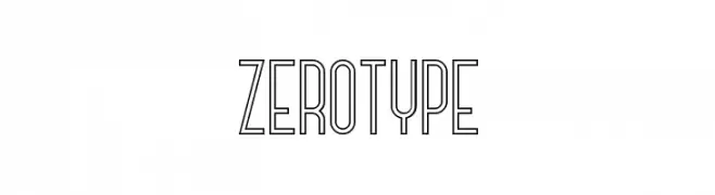 Zerotype  免费字体下载