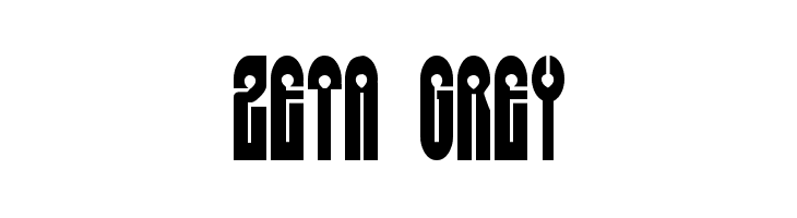 Zeta Grey  नि: शुल्क फ़ॉन्ट्स डाउनलोड