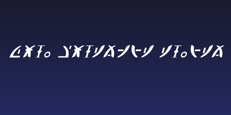 Zeta Reticuli Italic Social Header