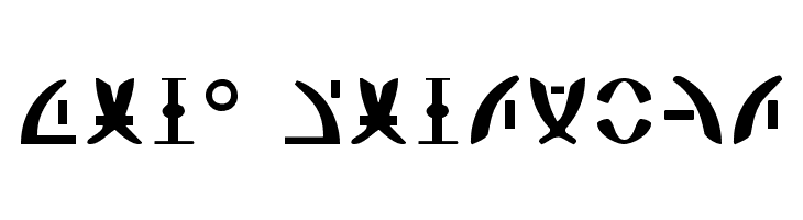 Zeta Reticuli 字体